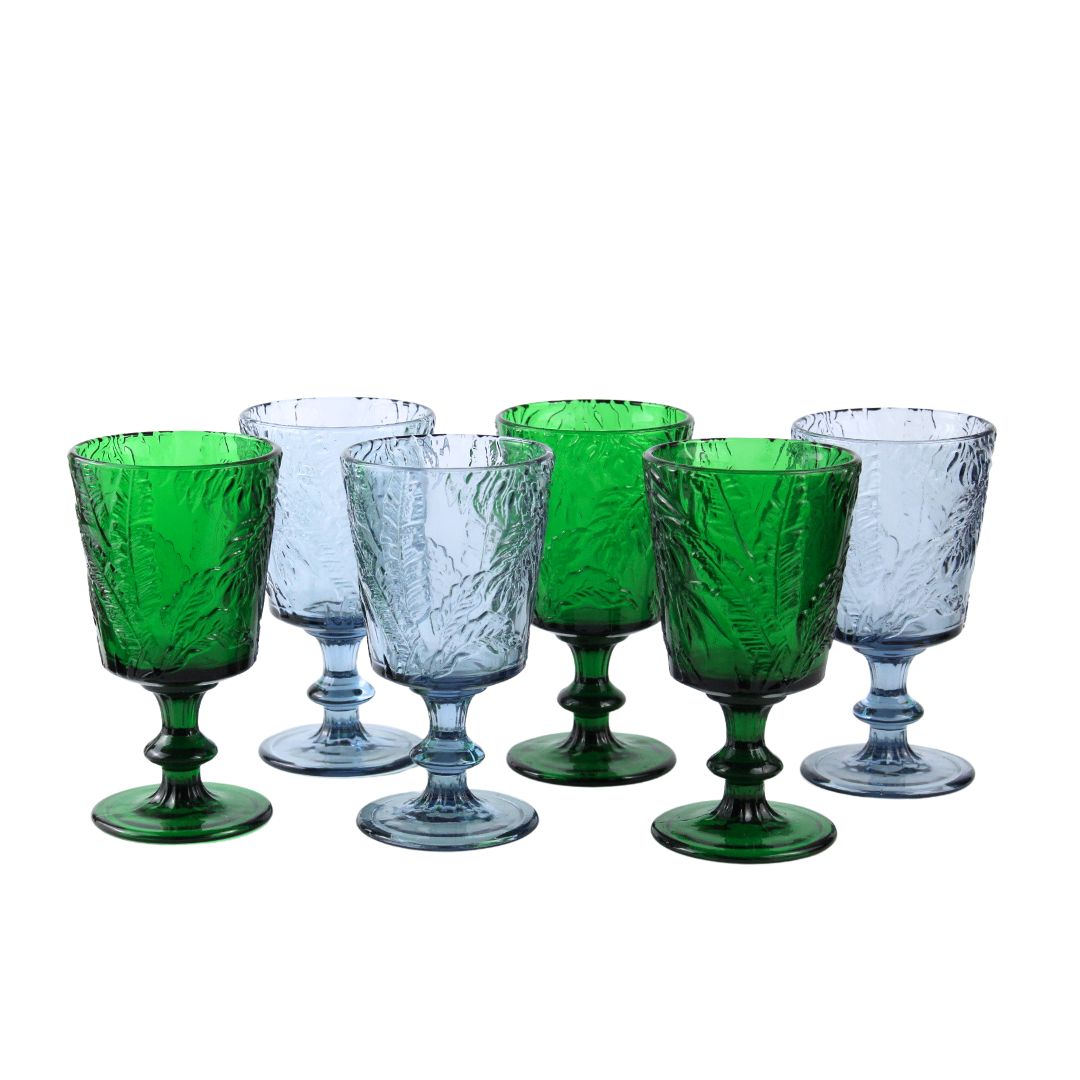 Set 6 copas Mix Monstera