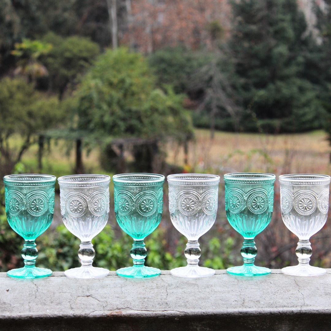 Set 6 Copas Mix Perlé Glaciar