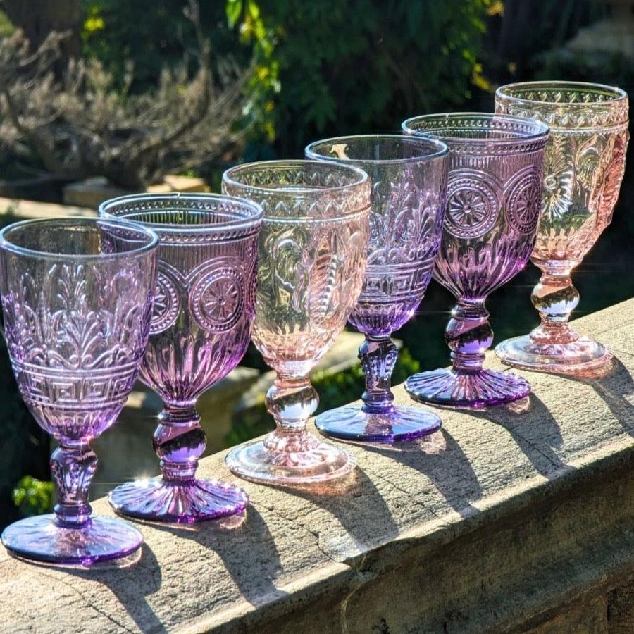 Set 6 Copas Mix Lavanda