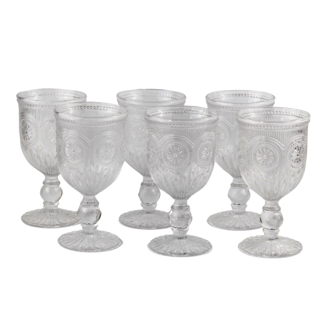 Set 6 Copas Perlé Transparente