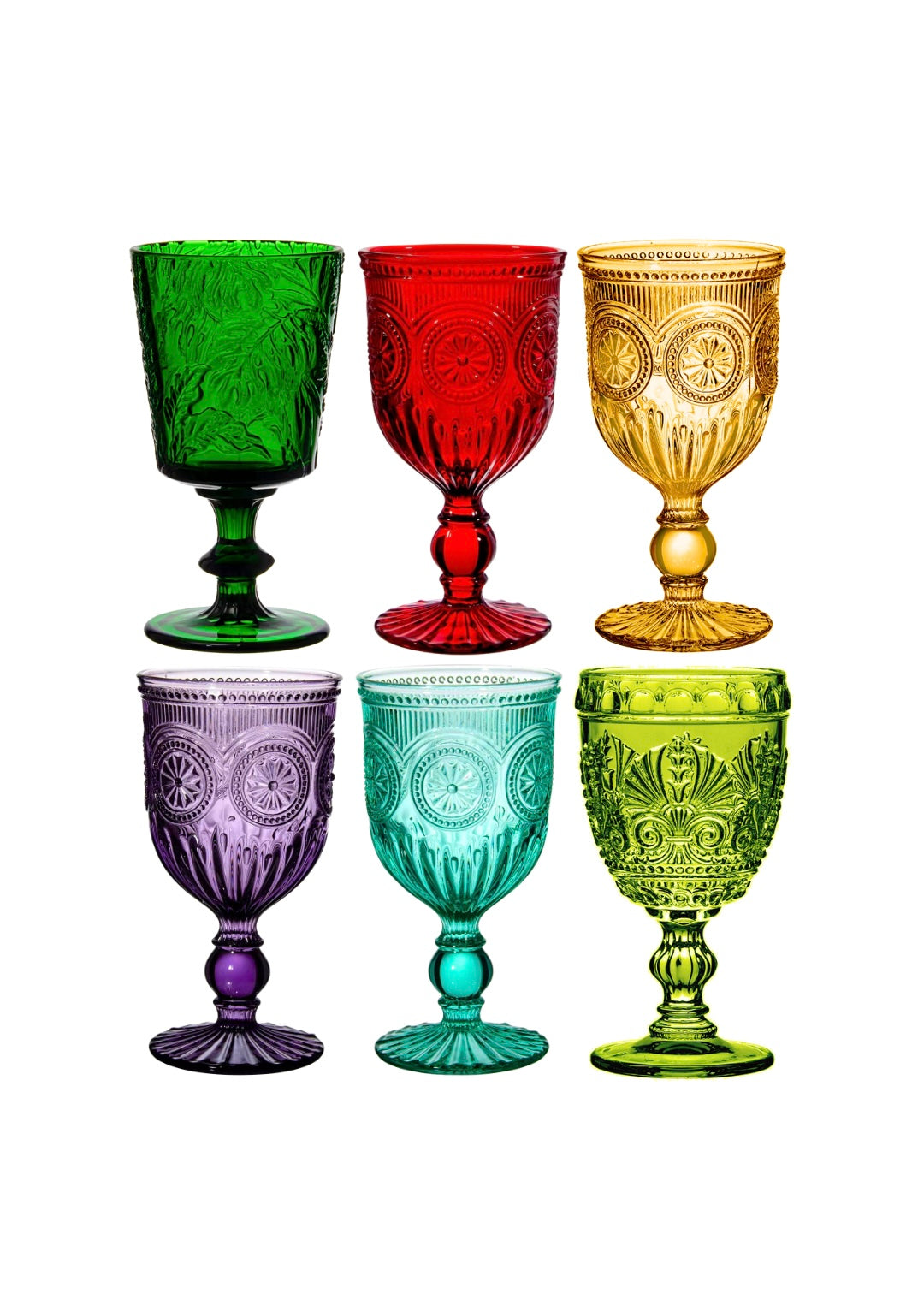 Set 6 Copas Mix Rainbow