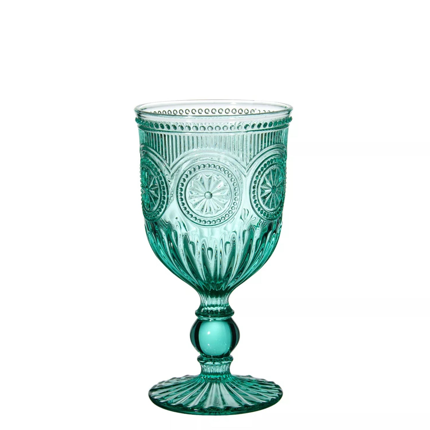 Set 6 Copas Perlé Turquesa