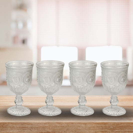 Set de 4 Copas Perle Transparente