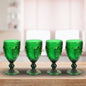 Set de 4 Copas Elefante Verde
