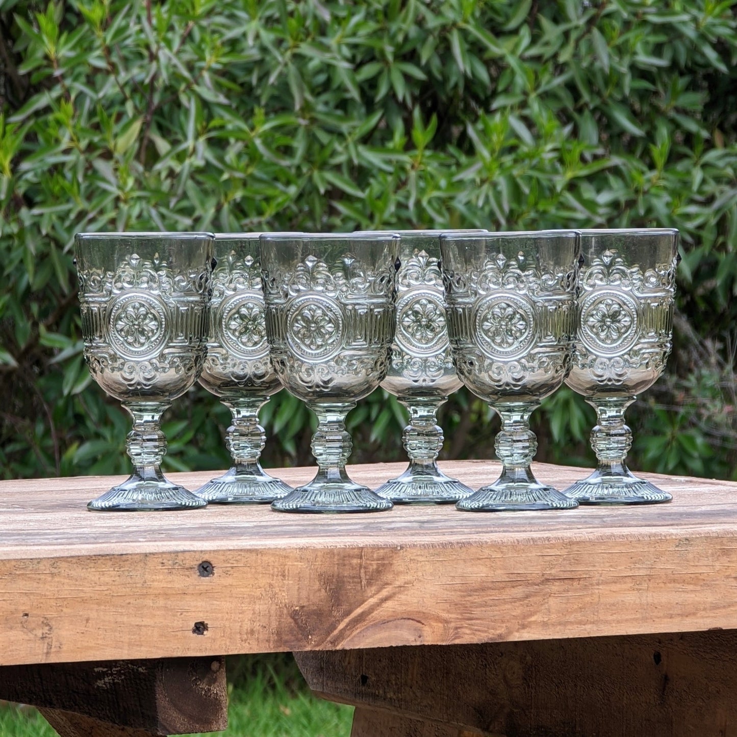 Set 6 Copas Real Gris