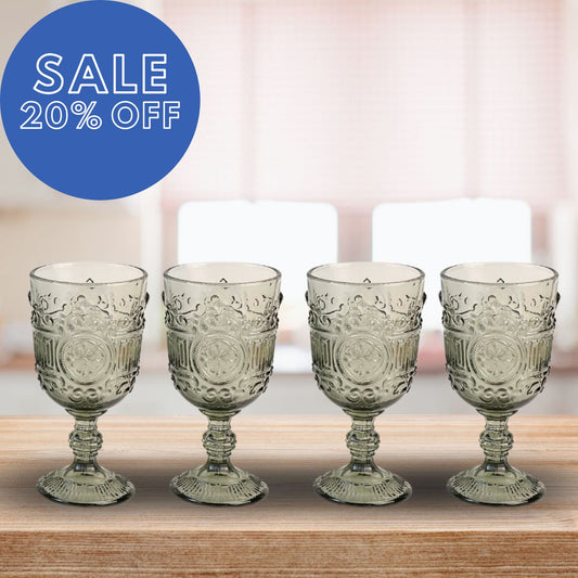 Set de 4 Copas Real gris