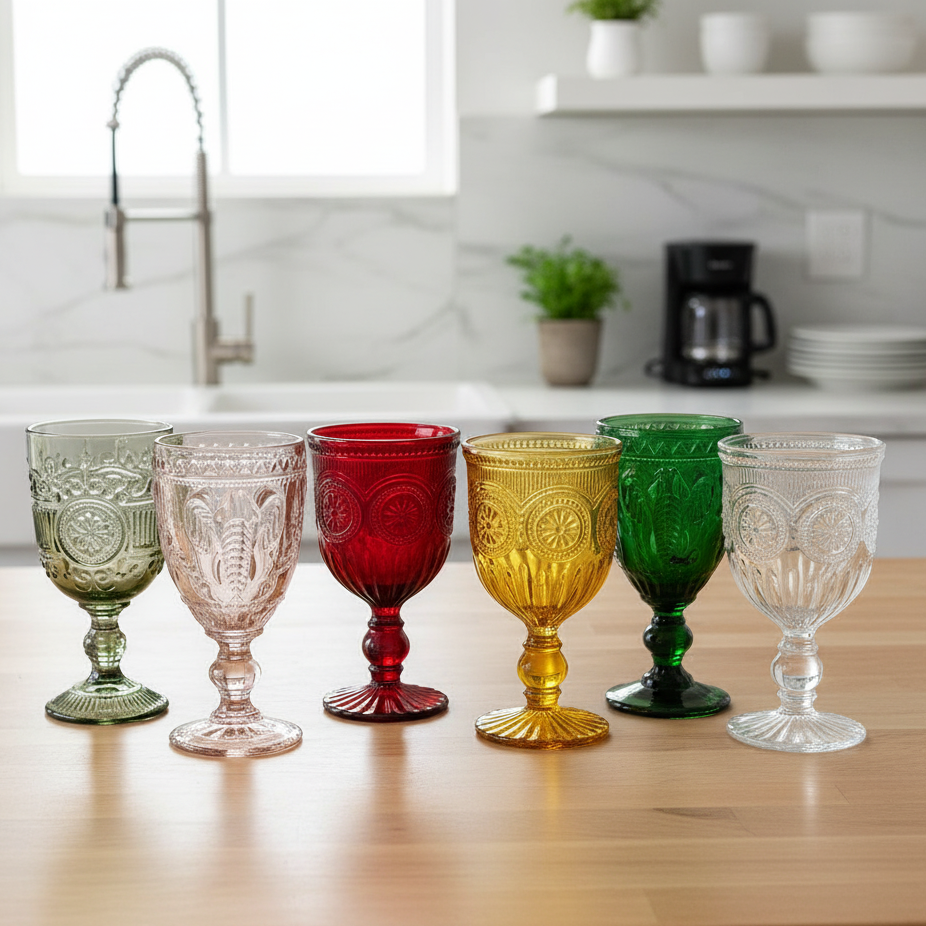 Set 6 Copas Mix Vitral