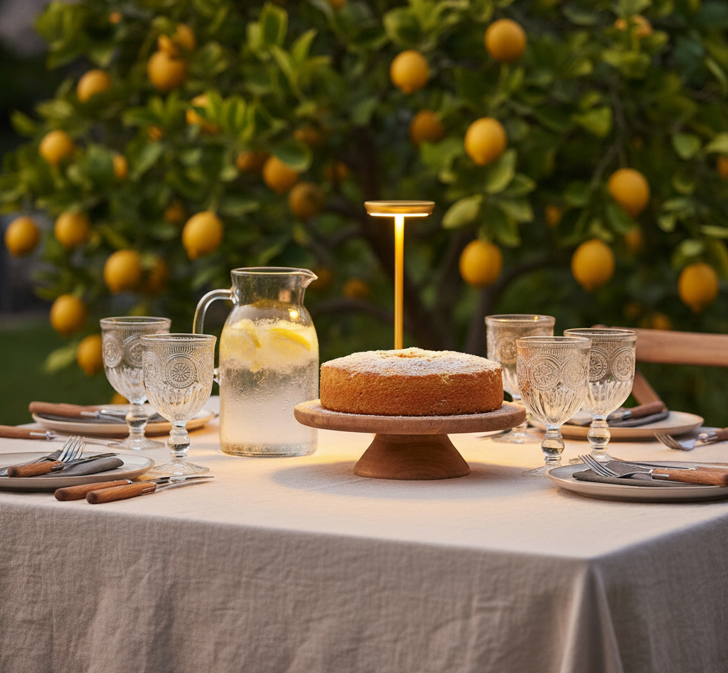 Pack 6 Copas + Lámpara Decorativa