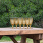 Set 6 copas Greca Ámbar