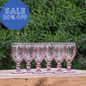 Set 6 Copas Elefante Rosa