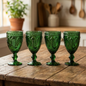 Set de 4 Copas Elefante Verde