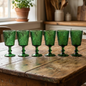 Set 6 Copas Monstera Verde