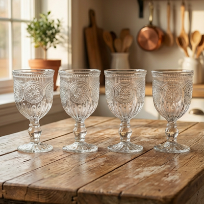 Set de 4 Copas Perle Transparente