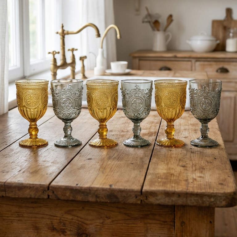 Set 6 Copas mix Rey Reina